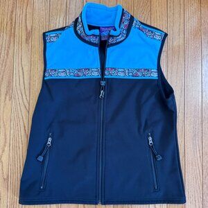 Copper River Fleece Vest M Eagle Raven Whale Trim